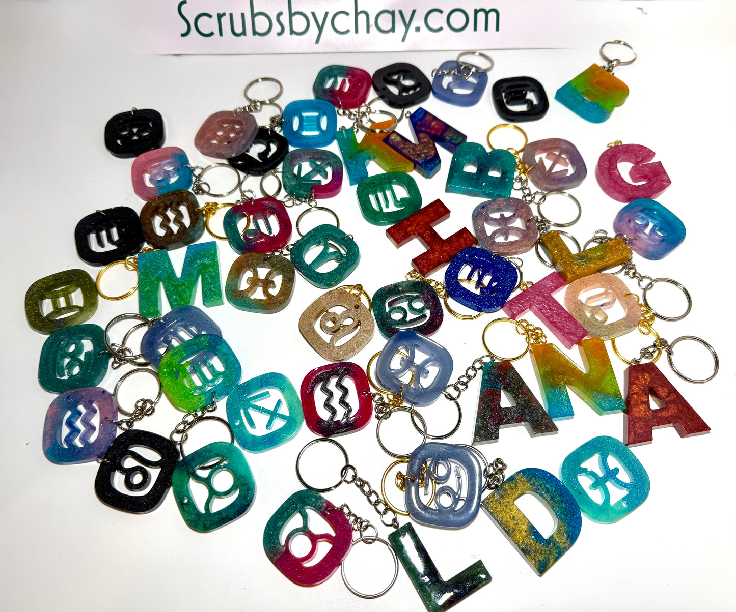 Pick A Letter Keychain