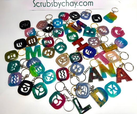 Zodiac Sign Keychain