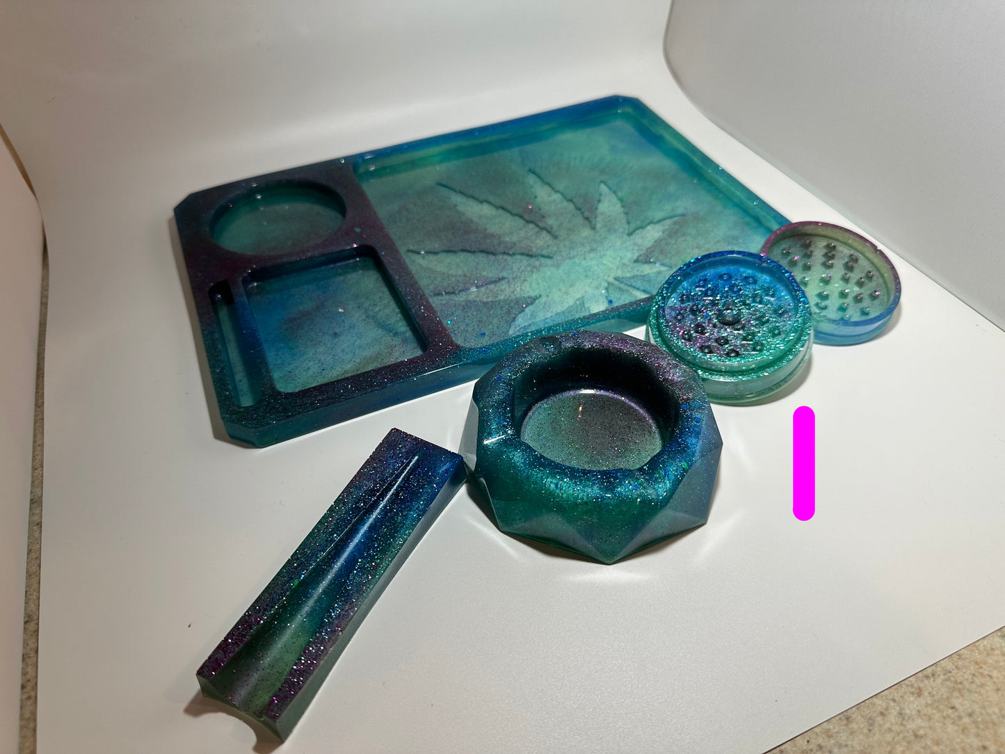Rolling Tray Set